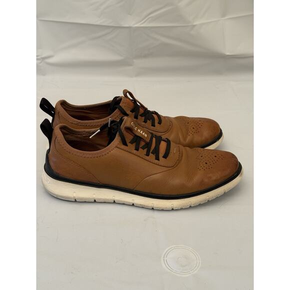 Cole Haan Men's Generation Zerogrand Brown Leather Shoes Size 10 - Picture 1 of 10